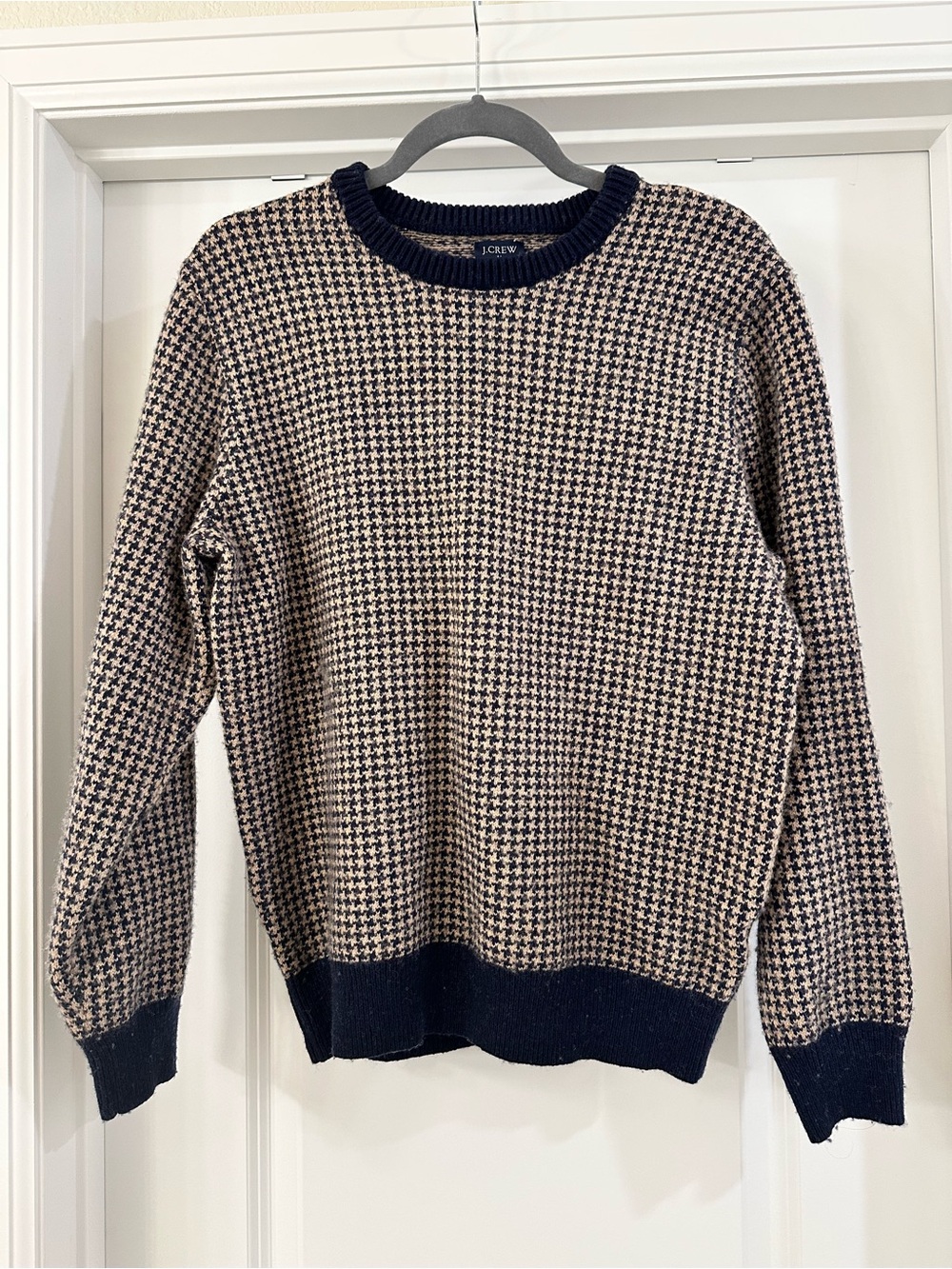 J. Crew Men’s Houndstooth Sweater